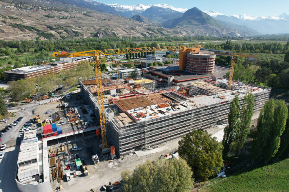 Visite chantier - Hôpital de Sion